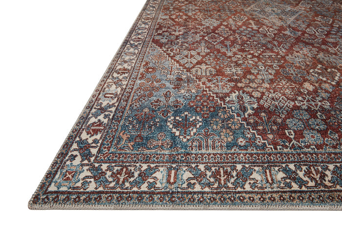 The Rug Corner Magnolia Home by Joanna Gaines x Loloi Lenna Brick / Sky