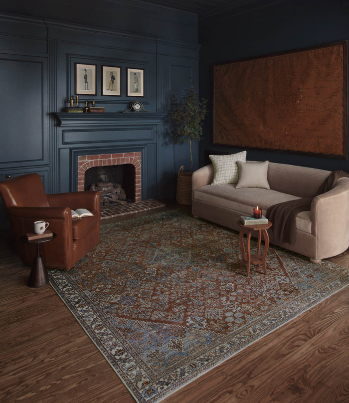 The Rug Corner Magnolia Home by Joanna Gaines x Loloi Lenna Brick / Sky
