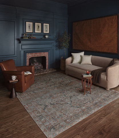 The Rug Corner Magnolia Home by Joanna Gaines x Loloi Lenna Ocean / Apricot