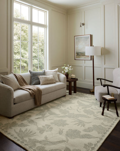 The Rug Corner Loloi Lenore Ivory / Sky