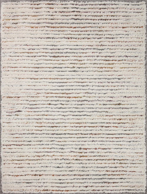 The Rug Corner Loloi Levitt Shag Ivory / Multi