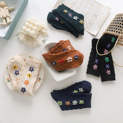 Lilyrhyme™ Cute Little Flower Socks (5 Pairs)