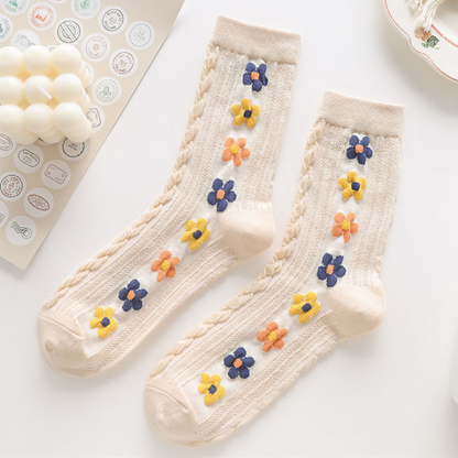 Lilyrhyme™ Cute Little Flower Socks (5 Pairs)