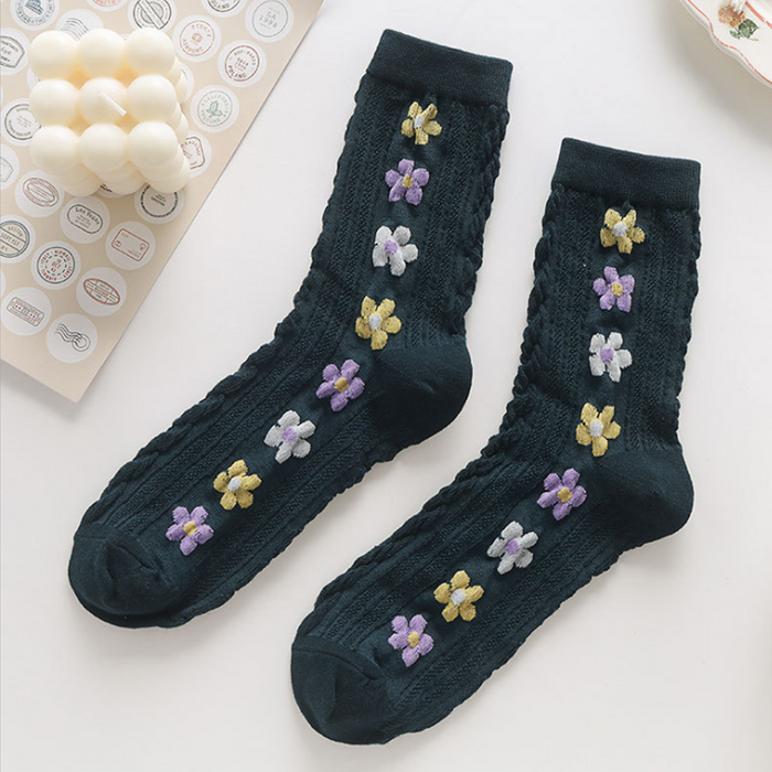 Lilyrhyme™ Cute Little Flower Socks (5 Pairs)