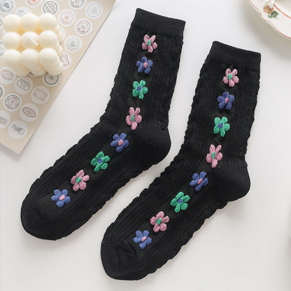 Lilyrhyme™ Cute Little Flower Socks (5 Pairs)