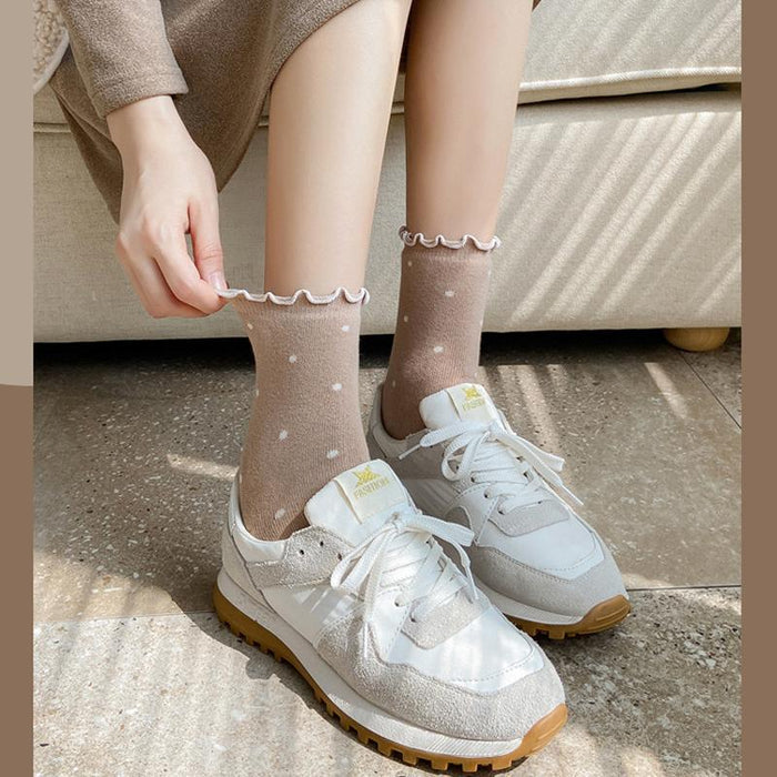 Lilyrhyme™ Ladies Polka Dot Retro Socks