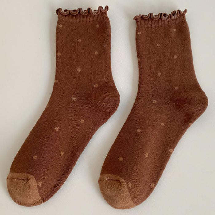 Lilyrhyme™ Ladies Polka Dot Retro Socks
