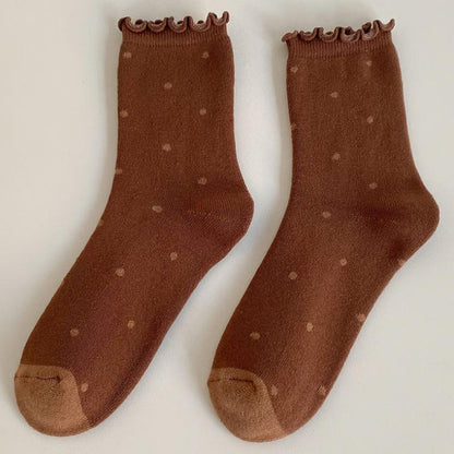 Lilyrhyme™ Ladies Polka Dot Retro Socks