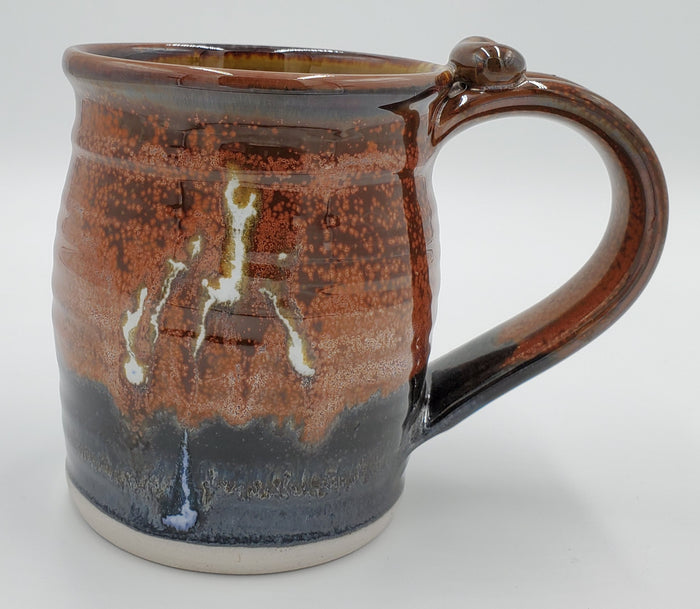 Liscom Hill Pottery - Persimmon Landscape Mug