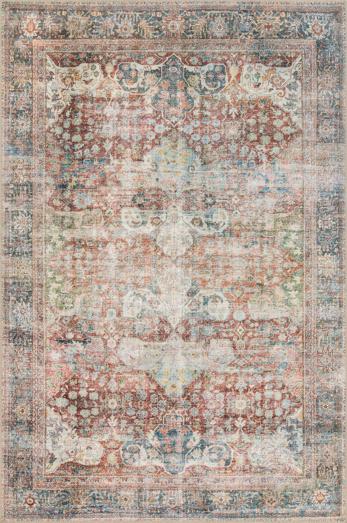 The Rug Corner Loloi II Loren Brick / Multi