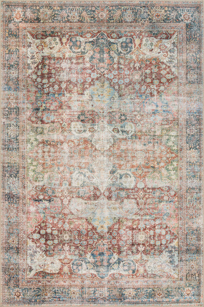 The Rug Corner Loloi II Loren Brick / Multi