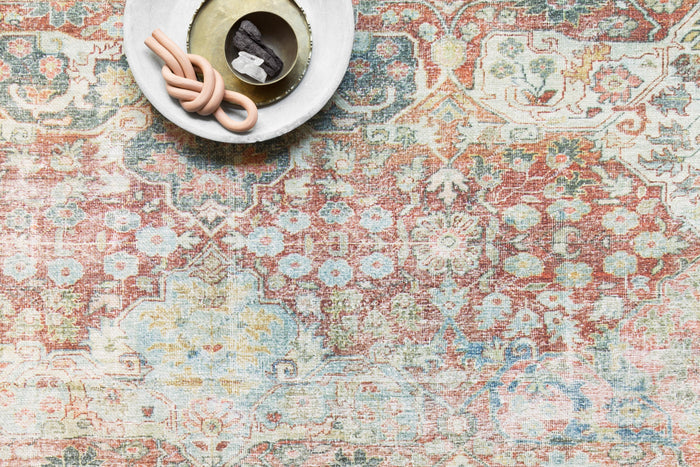 The Rug Corner Loloi II Loren Brick / Multi