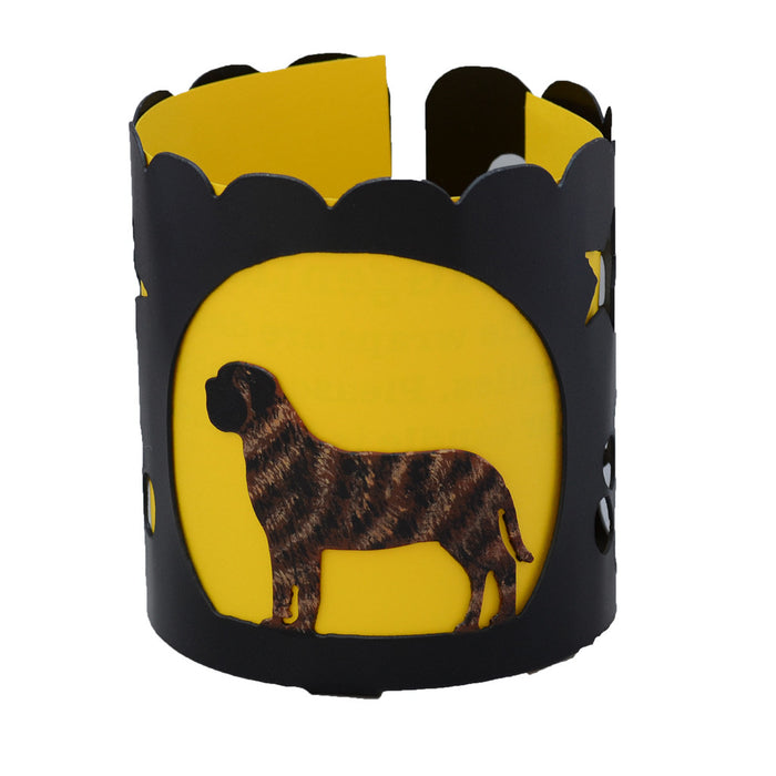 Mastiff Jar Candle Wrap - Brindle