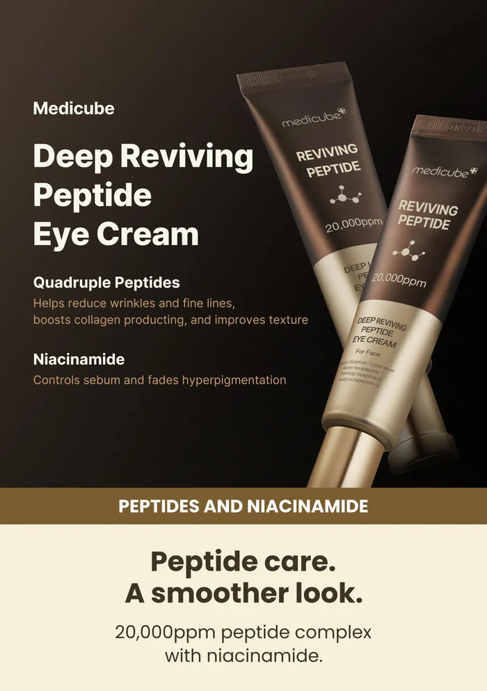 MEDICUBE Deep Lifting Peptide Eye Cream – peptides and niacinamide