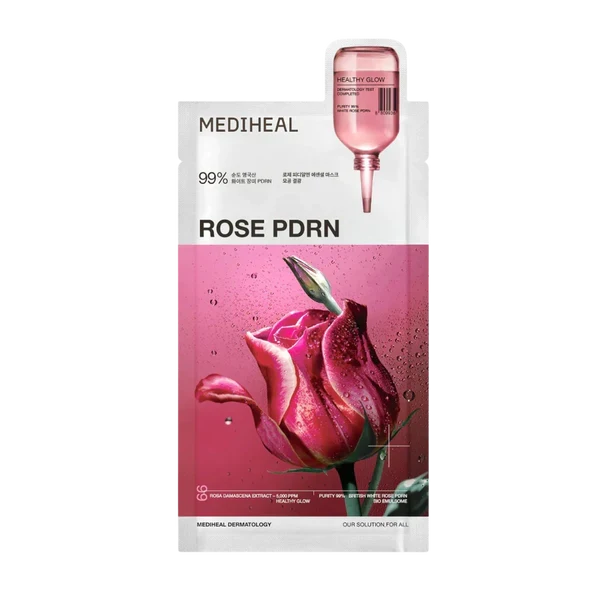 MEDIHEAL Rose PDRN Essential Mask (10 PCs)