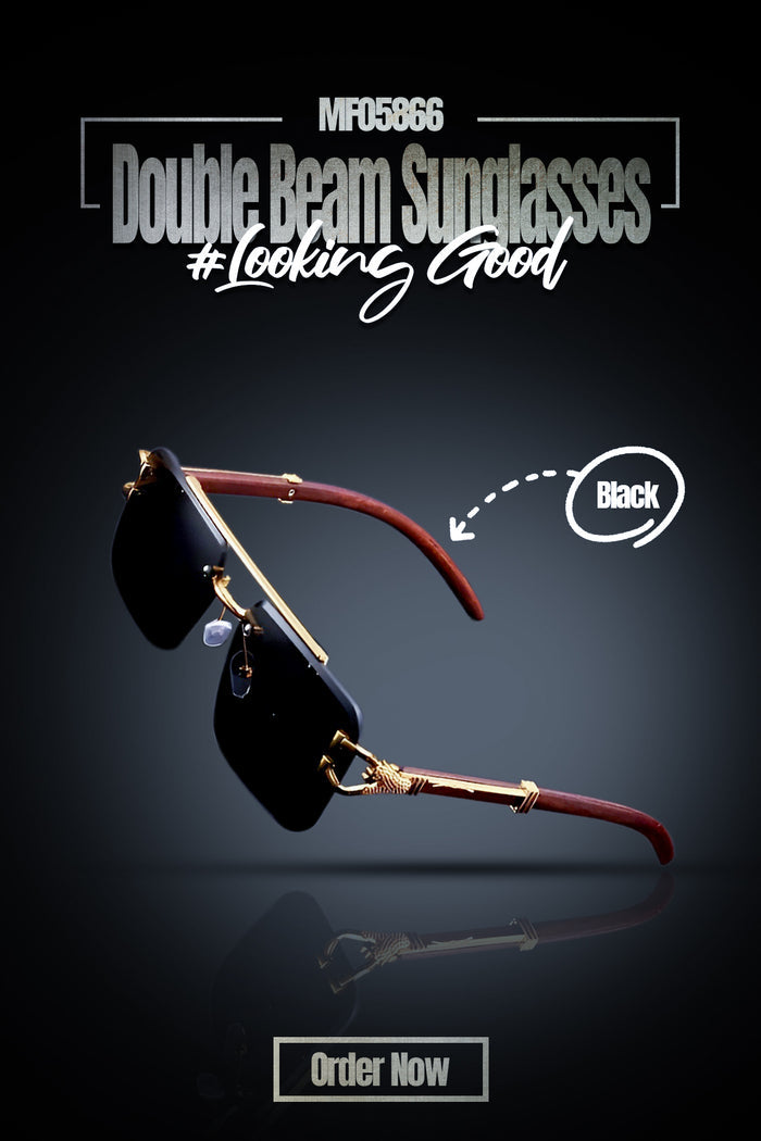 MF05866  Double beam sunglasses