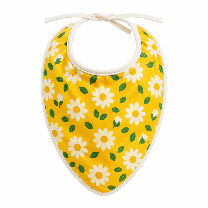 Mimi Baby Bib | Daisy Chain | Blossom | Bamboo-Cotton, Waterproof, Tagless | 0-4Y