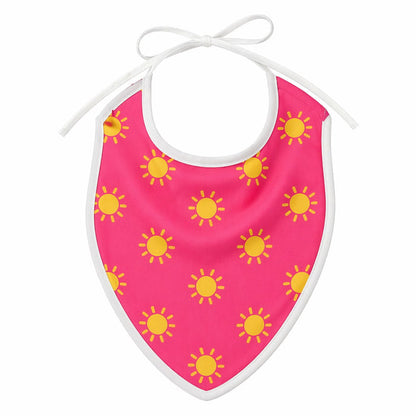 Mimi Baby Bib | Golden Sun | Monsoon Magic | Bamboo-Cotton, Waterproof, Tagless | 0-4Y