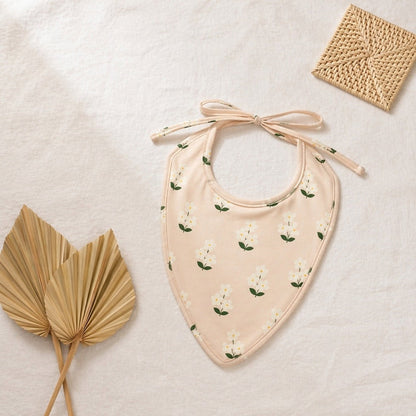 Mimi Baby Bib | Jasmine Bunch | Tropicale | Bamboo-Cotton, Waterproof, Tagless | 0-4Y