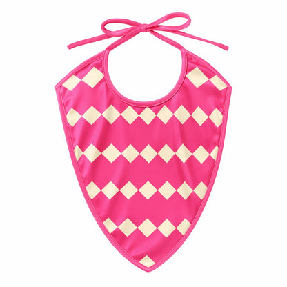 Mimi Baby Bib | Zigzag | Geo Play | Bamboo-Cotton, Waterproof, Tagless | 0-4Y