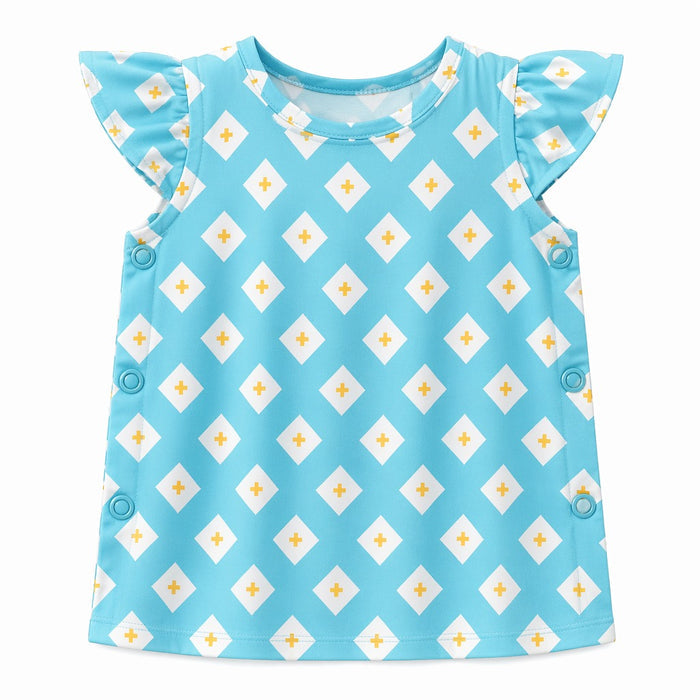 Mimi Baby Jhabla | Argyle | Geo Play | Bamboo-Cotton, Tagless, 3× Softer | 0-9M