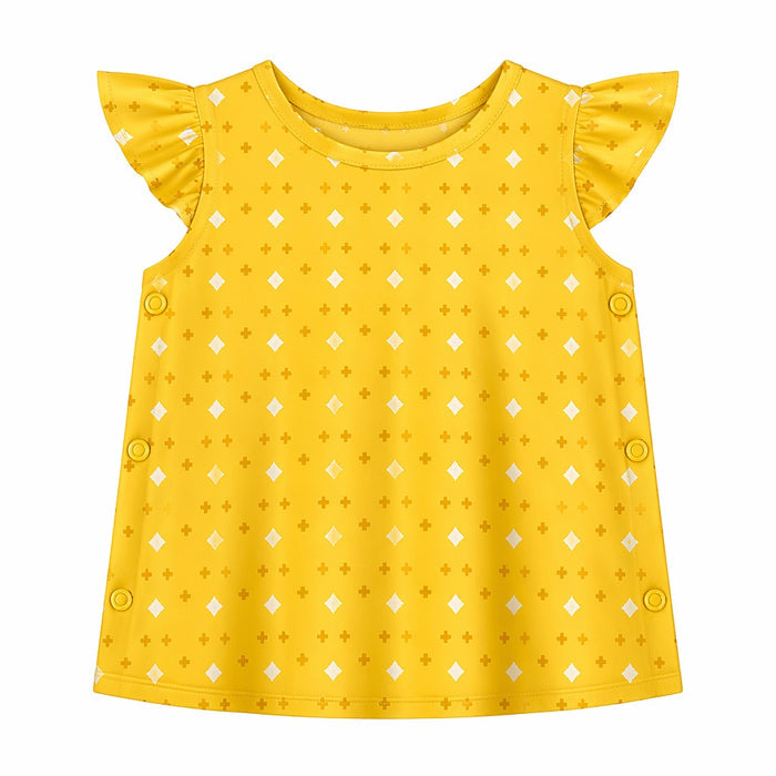 Mimi Baby Jhabla | Cross & Diamond | Geo Play | Bamboo-Cotton, Tagless, 3× Softer | 0-9M