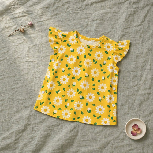 Mimi Baby Jhabla | Daisy Chain | Blossom | Bamboo-Cotton, Tagless, 3× Softer | 0-9M