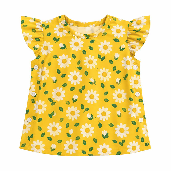 Mimi Baby Jhabla | Daisy Chain | Blossom | Bamboo-Cotton, Tagless, 3× Softer | 0-9M