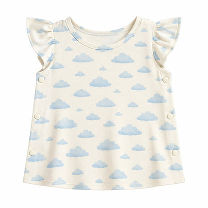 Mimi Baby Jhabla | Drifting Clouds | Monsoon Magic | Bamboo-Cotton, Tagless, 3× Softer | 0-9M