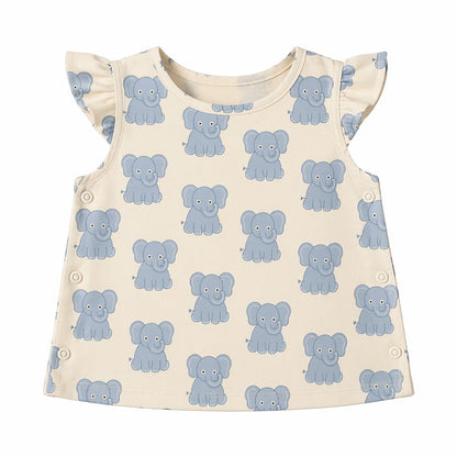 Mimi Baby Jhabla | Elephant Parade | Safari Tales | Bamboo-Cotton, Tagless, 3× Softer | 0-9M
