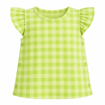 Mimi Baby Jhabla | Gingham | Geo Play | Bamboo-Cotton, Tagless, 3× Softer | 0-9M