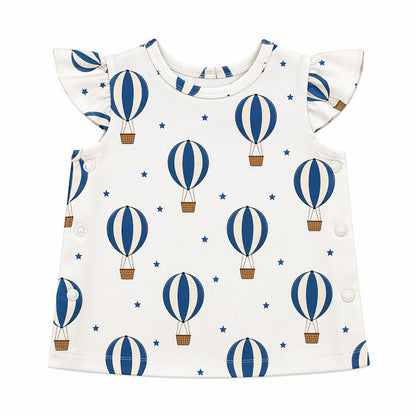 Mimi Baby Jhabla | Hot Air Balloon | Little Voyager | Bamboo-Cotton, Tagless, 3× Softer | 0-9M