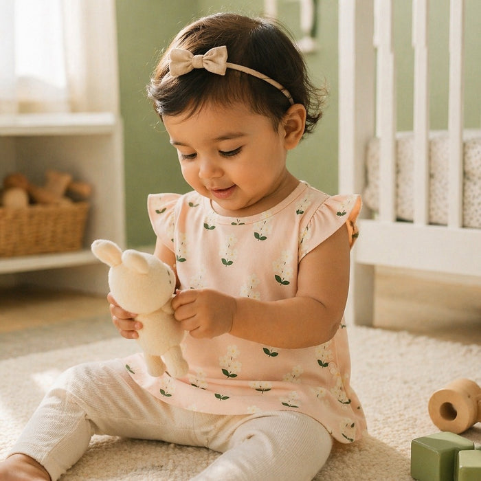 Mimi Baby Jhabla | Jasmine Bunch | Tropicale | Bamboo-Cotton, Tagless, 3× Softer | 0-9M