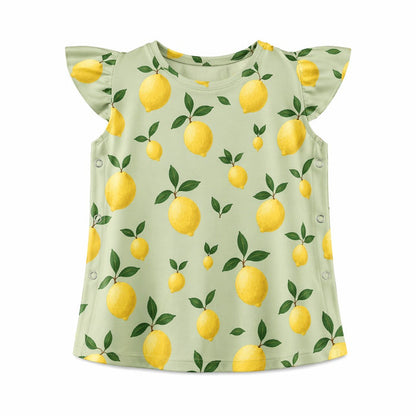 Mimi Baby Jhabla | Lemon Branch | Orchard | Bamboo-Cotton, Tagless, 3× Softer | 0-9M