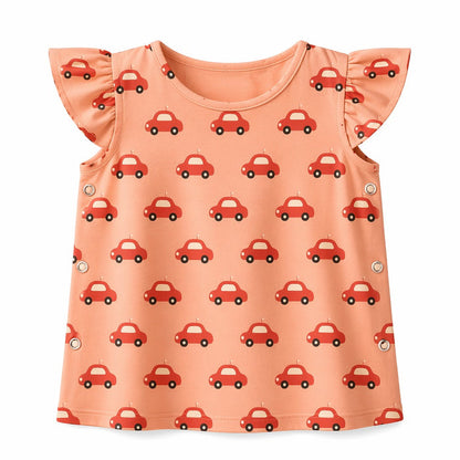 Mimi Baby Jhabla | Little Car | Little Voyager | Bamboo-Cotton, Tagless, 3× Softer | 0-9M