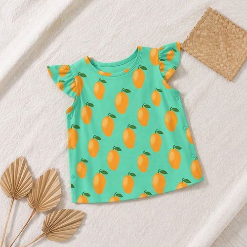 Mimi Baby Jhabla | Mango Grove | Tropicale | Bamboo-Cotton, Tagless, 3× Softer | 0-9M