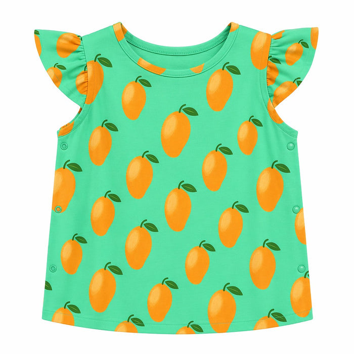 Mimi Baby Jhabla | Mango Grove | Tropicale | Bamboo-Cotton, Tagless, 3× Softer | 0-9M