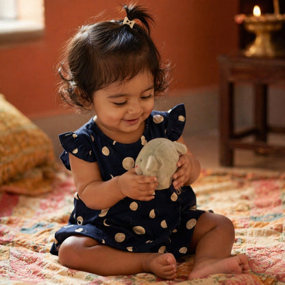 Mimi Baby Jhabla | Moon Phases | Stardust | Bamboo-Cotton, Tagless, 3× Softer | 0-9M