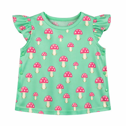 Mimi Baby Jhabla | Mushroom Magic | Blossom | Bamboo-Cotton, Tagless, 3× Softer | 0-9M