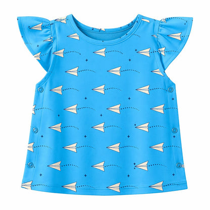 Mimi Baby Jhabla | Paper Airplane | Little Voyager | Bamboo-Cotton, Tagless, 3× Softer | 0-9M