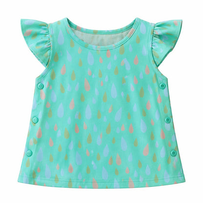 Mimi Baby Jhabla | Raindrop Scatter | Monsoon Magic | Bamboo-Cotton, Tagless, 3× Softer | 0-9M