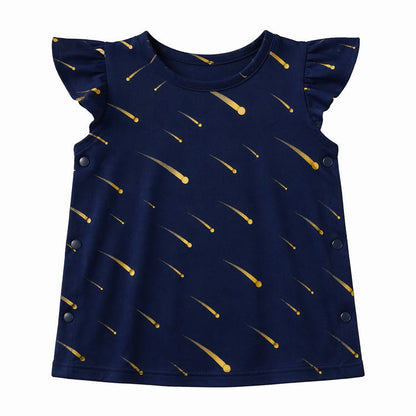 Mimi Baby Jhabla | Shooting Stars | Stardust | Bamboo-Cotton, Tagless, 3× Softer | 0-9M