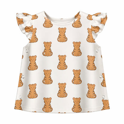 Mimi Baby Jhabla | Tiger Cub | Safari Tales | Bamboo-Cotton, Tagless, 3× Softer | 0-9M