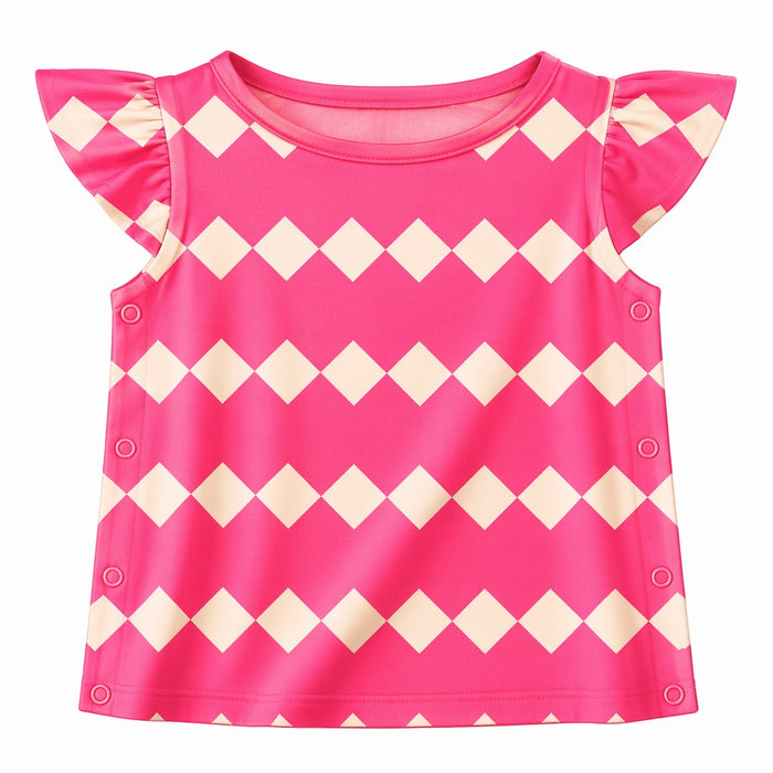 Mimi Baby Jhabla | Zigzag | Geo Play | Bamboo-Cotton, Tagless, 3× Softer | 0-9M