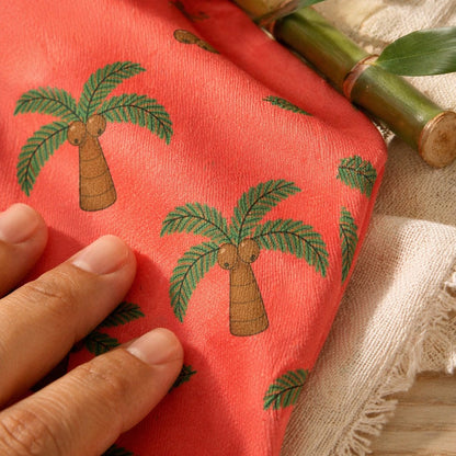 Mimi Baby Romper | Coconut Palm | Tropicale | Bamboo-Cotton, 3× Softer, Tagless | 0-24M