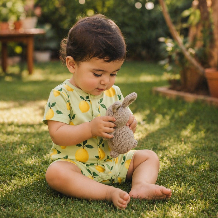 Mimi Baby Romper | Lemon Branch | Orchard | Bamboo-Cotton, 3× Softer, Tagless | 0-24M