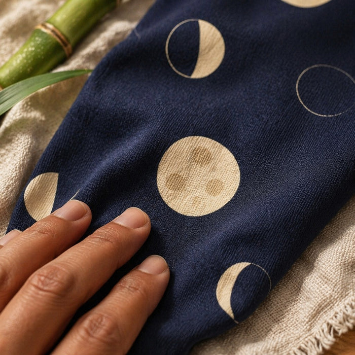 Mimi Baby Romper | Moon Phases | Stardust | Bamboo-Cotton, 3× Softer, Tagless | 0-24M