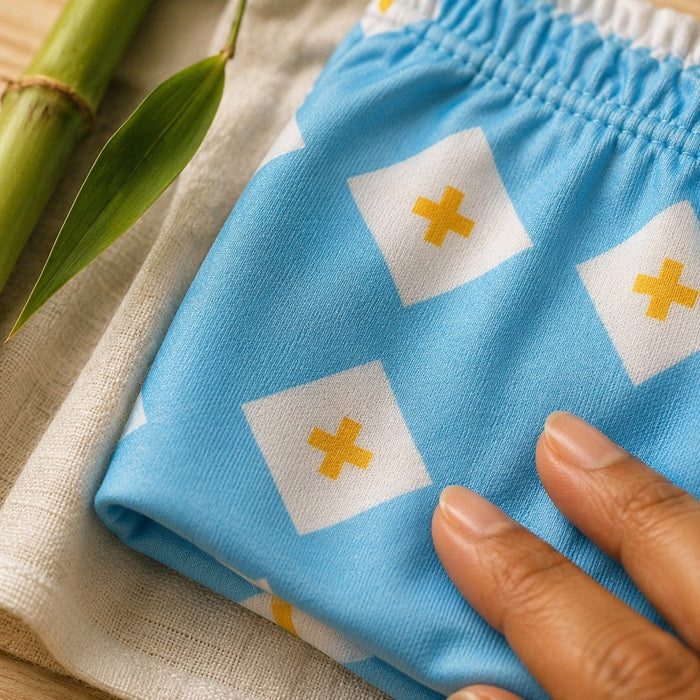 Mimi Kids Brief (2-6Y) | Argyle | Geo Play | Bamboo-Cotton, Tagless, Antibacterial | 2-6Y