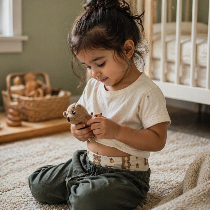 Mimi Kids Brief (2-6Y) | Bear Cub | Safari Tales | Bamboo-Cotton, Tagless, Antibacterial | 2-6Y