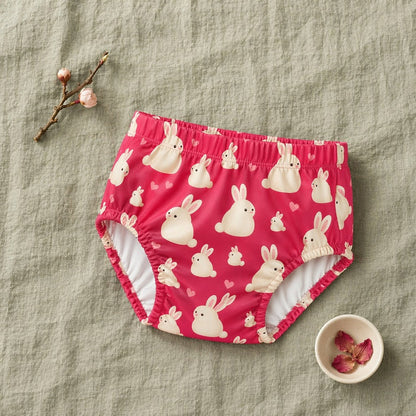 Mimi Kids Brief (2-6Y) | Bunny Hop | Blossom | Bamboo-Cotton, Tagless, Antibacterial | 2-6Y